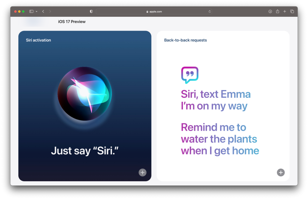 Just "Siri" and Back-to-Back Requests